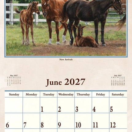 Pine Ridge Hoof Beats Kalender 2027