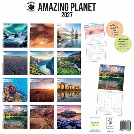 Plenty Gifts Amazing Planet Kalender 2027