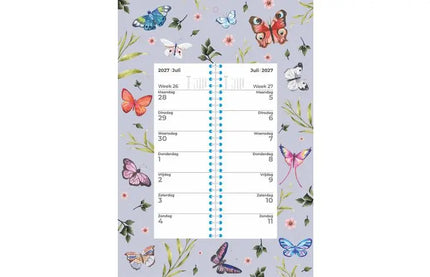 Plenty Gifts Butterflies Weekomleg Kalender 2027