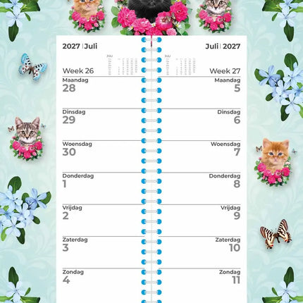 Plenty Gifts Cat Weekomleg Kalender 2027