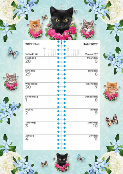 Plenty Gifts Cat Weekomleg Kalender 2027