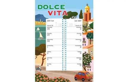 Plenty Gifts Dolce Vita Weekomleg Kalender 2027