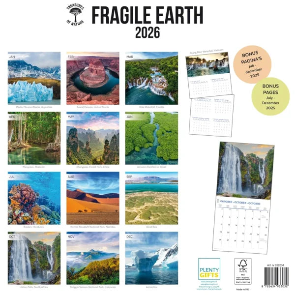 Plenty Gifts Fragile Earth Kalender 2026