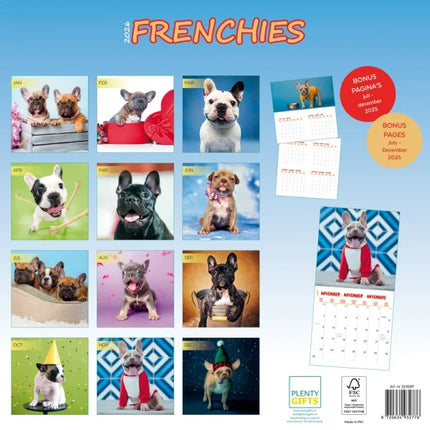 Plenty Gifts Franse Bulldog Studio Kalender 2026