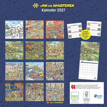 Plenty Gifts Jan van Haasteren Kalender 2027