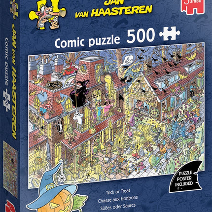 Plenty Gifts Jan van Haasteren - Trick or treat Puzzel 500 Stukjes