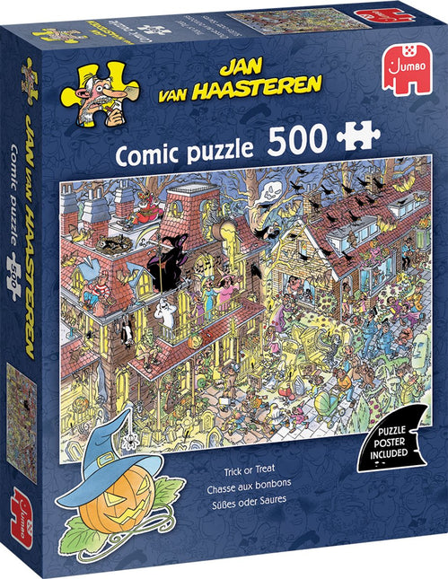 Plenty Gifts Jan van Haasteren - Trick or treat Puzzel 500 Stukjes