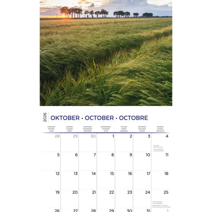 Plenty Gifts Landschappen Kalender 2027