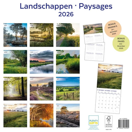 Plenty Gifts Landschappen Kalender 2027