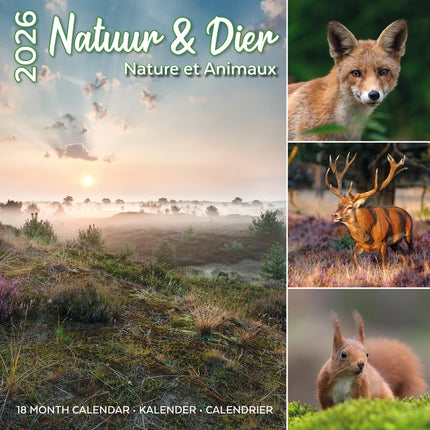 Plenty Gifts Natuur en Dier Kalender 2026