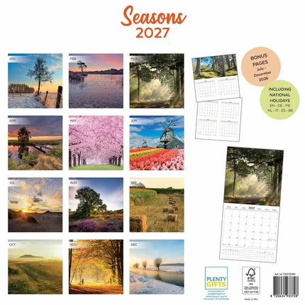 Plenty Gifts Seizoenen Kalender 2027