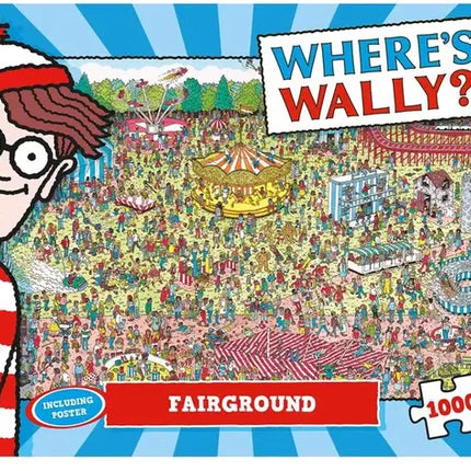 Plenty Gifts Where's Wally Fairground Puzzel 1000 Stukjes