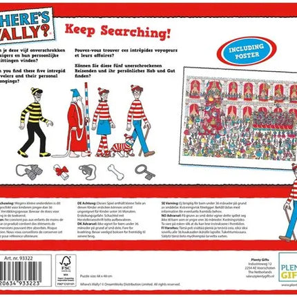 Plenty Gifts Where's Wally Having A Ball Puzzel 1000 Stukjes