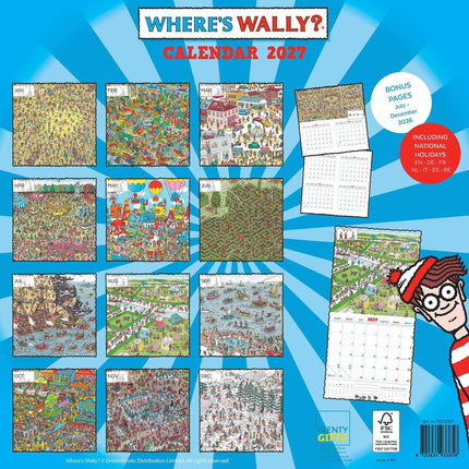Plenty Gifts Where's Wally Kalender 2027
