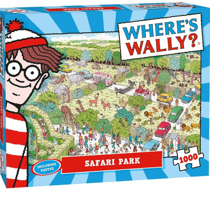 Plenty Gifts Where's Wally Safari Park Puzzel 1000 Stukjes