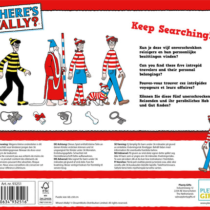Plenty Gifts Where’s Wally Wild West Puzzel 1000 Stukjes