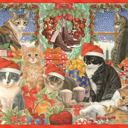 Plenty Gifts Xms Franciens Katten Puzzel 1000 Stukjes