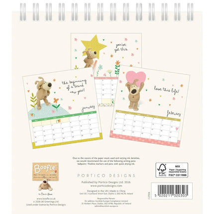 Portico Boofle Desk Kalender 2027