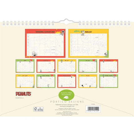 Portico Peanuts Family Planner 2027