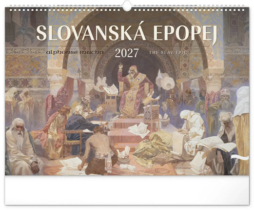 Presco Alphonse Mucha Kalender Groot 2027