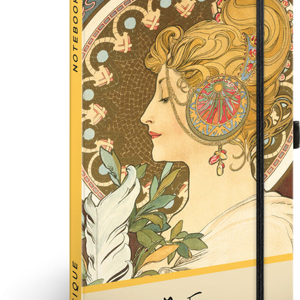 Presco Alphonse Mucha Notitieboek A5 Feather