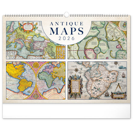 Presco Antique Maps Kalender Groot 2026