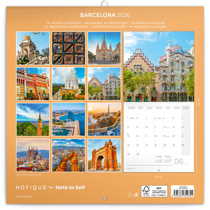 Presco Barcelona Kalender 2026