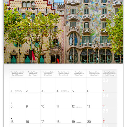 Presco Barcelona Kalender 2026