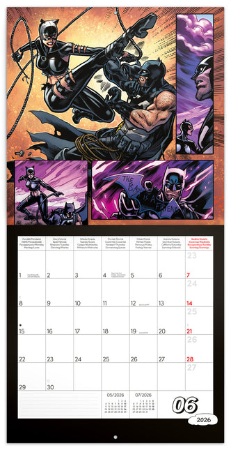 Presco Batman Comics Kalender 2026