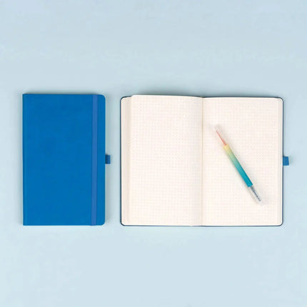 Presco Blauw Notitieboek A5 Stippen