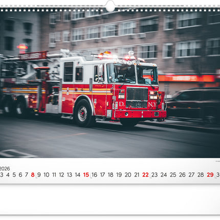 Presco Brandweerwagens Kalender 2026