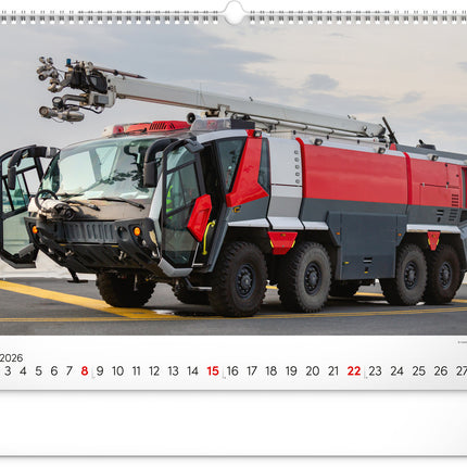 Presco Brandweerwagens Kalender 2026