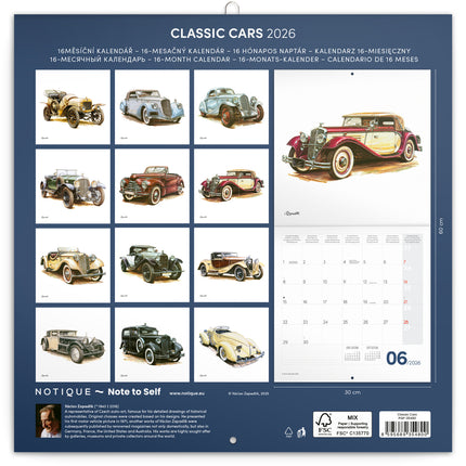 Presco Classic Cars Kalender 2026