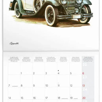 Presco Classic Cars Kalender 2027
