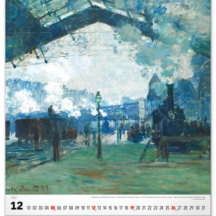 Presco Claude Monet Kalender 2027 Groot