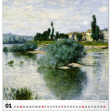 Presco Claude Monet Kalender 2027 Groot