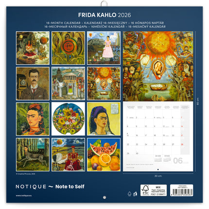 Presco Frida Kahlo Kalender 2026