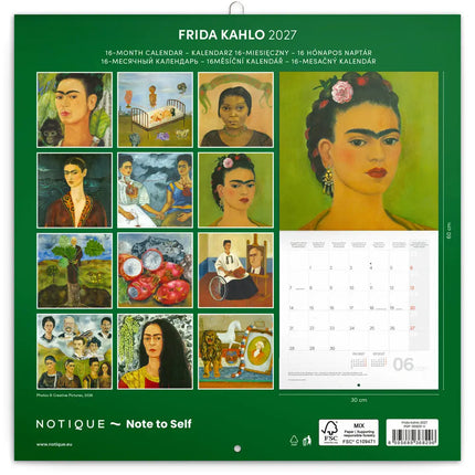Presco Frida Kahlo Kalender 2027