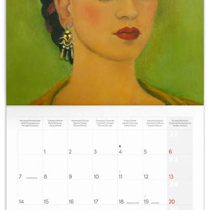 Presco Frida Kahlo Kalender 2027