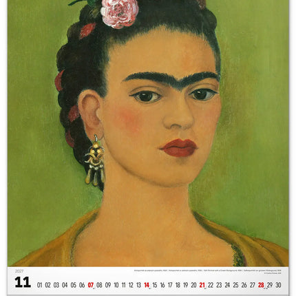 Presco Frida Kahlo Kalender 2027 Groot
