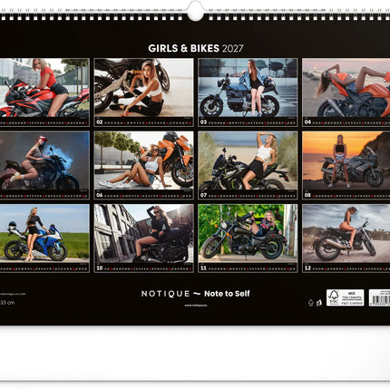 Presco Girls and Bikes Kalender 2027