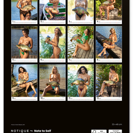 Presco Girls and Carps Kalender 2026