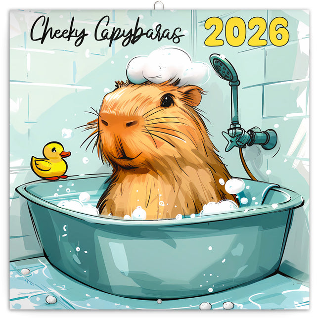 Presco Grappige Capibara Kalender 2026