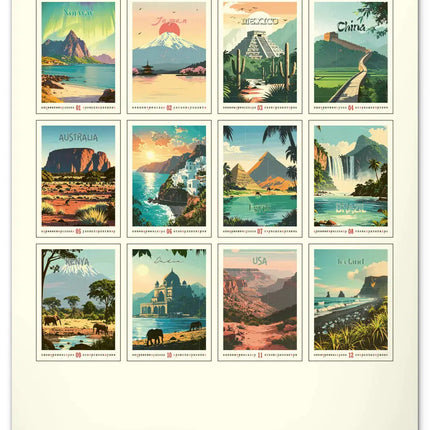 PRESCO GROUP, a.s. Vintage Posters - Distant Travels Kalender 2027