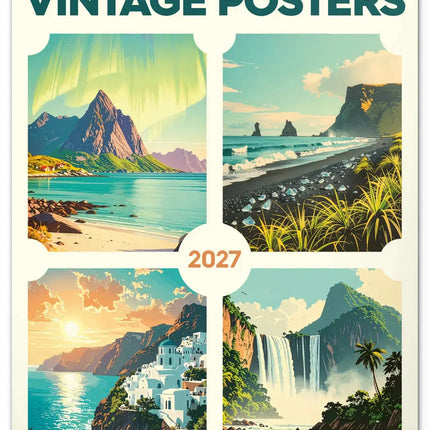 PRESCO GROUP, a.s. Vintage Posters - Distant Travels Kalender 2027
