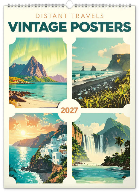 PRESCO GROUP, a.s. Vintage Posters - Distant Travels Kalender 2027