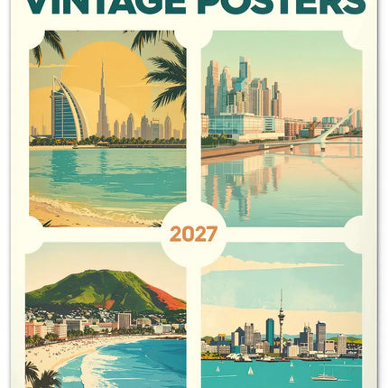 PRESCO GROUP, a.s. Vintage Posters - World Cities Kalender 2027