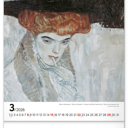 Presco Gustav Klimt Kalender 2026