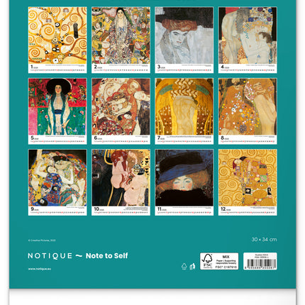 Presco Gustav Klimt Kalender 2026