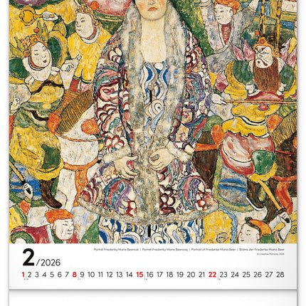 Presco Gustav Klimt Kalender 2026